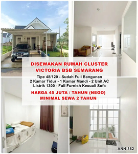 Rumah sewa bsb victoria highland furnished