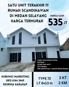 SATU UNIT LAGI RUMAH KEREN DI MEDAN SELAYANG