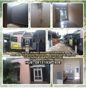 Dijual Rumah Minimalis Area Jlcilepuk Jatimakmur Pondok Gede Bekasi