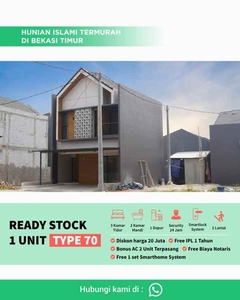 Rumah Dijual Di Mustikajaya2 Lantai Siap Huni 1 Km Pasar Zamrud