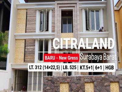 Dijual Rumah Baru Puri Sentra Raya Citraland Surabaya - BONUS SEMI FURNISHED Modern Mewah Lokasi TerDEPAN dekat GWalk Citraland
