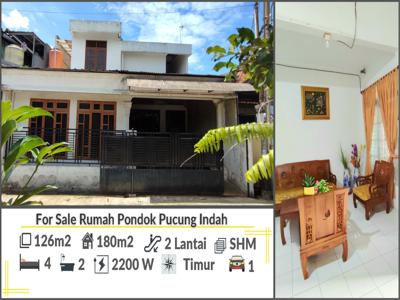 Harga Murah!!!Rumah 2 Lantai Luas 126m2 Harga 1.25M Nego di Bintaro, Tangerang Selatan.