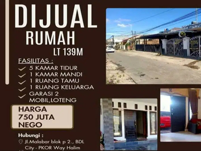 DIJUAL CEPAT RUMAH MINIMALIS BEBAS BANJIR