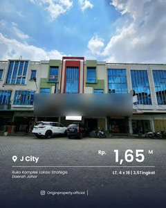 Dijual Ruko Komplek J City Lokasi Strategis Jalan Karya Wisata