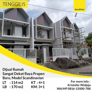 Dijual Rumah Baru Sangat Dekat Raya Prapenjemursari Surabaya