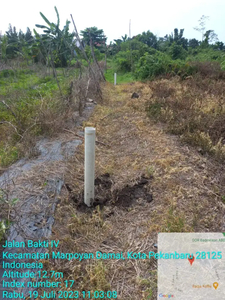 Dijual tanah di lokasi strategis dekat Jalan Arifin Ahmad Pekanbaru