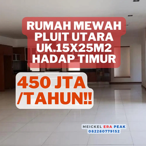 DISEWA Rumah Mewah Pluit utara, lt.375m2, 3 lantai