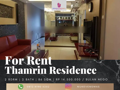 Disewakan Apartement Thamrin Residence City Home 2BR Fully Furnished