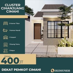 Jual Rumah Baru Akses Mobil 1 Lantai 400 Jutaan Di Cihanjuang Cimahi