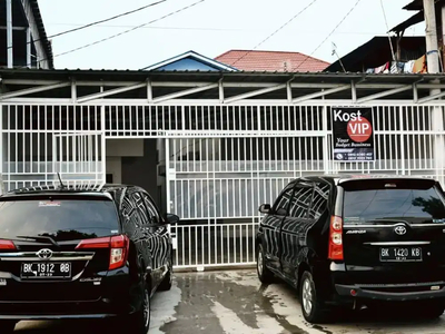 Kost bangunan baru Jl. Sehati dekat pasar 3 Krakatau atau Rakyat