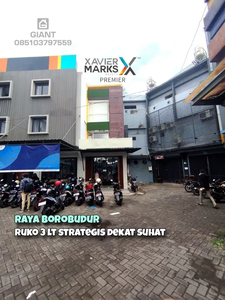 Ruko 3 Lantai Strategis di Raya Borobudur Malang