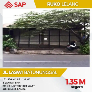 Ruko Laswi Mainroad Strategis Jual Obral Via Lelang 31 Mei