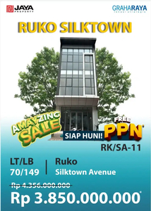 Ruko Silktown Graha Raya Amazing Sale : Free AJB BPHTB & PPN