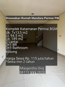 Rumah Mandara Permai Pik Komplek Katamaran Permai Bgm