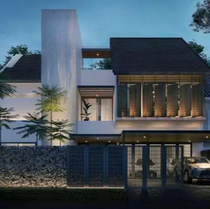 Rumah Mewah Luxury Tropical Desain (On-Progres) Di Puspitaloka Bsd