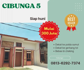 Rumah murah mewah di Medan dekat Polda Sumut di lingkungan asri