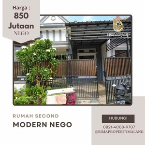Rumah Second Nego 1 Lantai Siap Huni Kota Malang