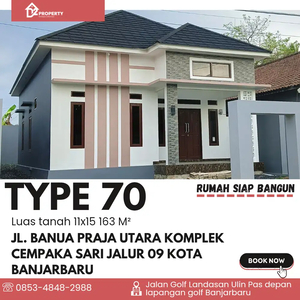 Rumah SHM di daerah Trikora dan Cempaka Banjarbaru