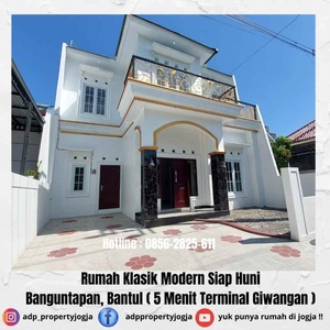Rumah Siap Huni Konsep Klasik Modern Di Baturetno Banguntapan Bantul