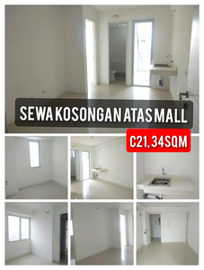 Sewa 2BR kosongan atas mall apartemen Bassura city tower C