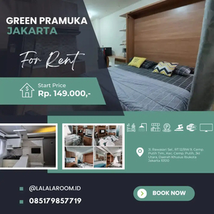 Sewa Apartemen Harian Bulanan Green Pramuka Jakarta Utara