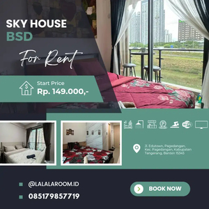 Sewa Apartemen Harian Bulanan Sky House BSD Tangerang Near AEON Mall