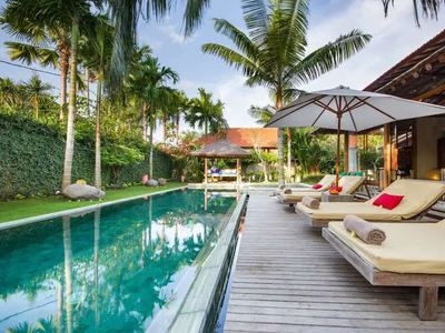 Sewa Harian Villa Cantik 2 Kamar Tidur di Canggu Bali - BVI45261