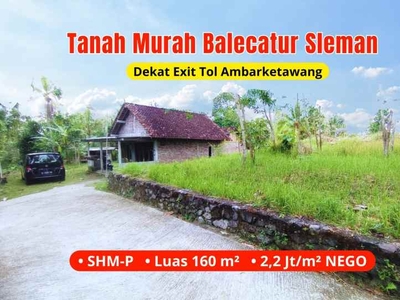 Tanah Murah Sleman Dekat Exit Tol Gamping Jogja4 Menit Dari Jl Raya