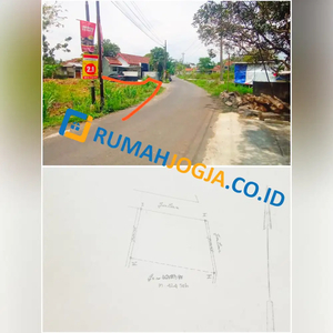 tanah pekarangan strategis jalan palagan Km 9.5