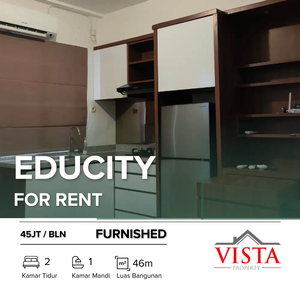 Vista - Disewakan Apartemen 2BR Furnished Lengkap Educity