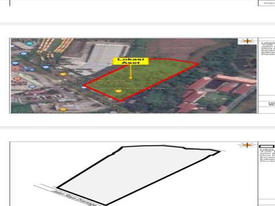 Dijual Cepat Tanah di Pinggir Jalan Raya Dramaga Lokasi Strategis