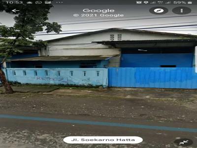 Dijual Gudang siap pakai di pinggir jl Arteri Soekarno Hatta