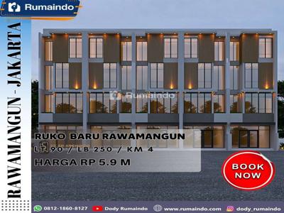 Dijual Murah Ruko Dekat RS Persahabatan Rawamangun Jakarta