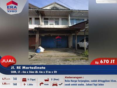 Dijual Ruko Tepi Jalan RE Martadinata, Pontianak