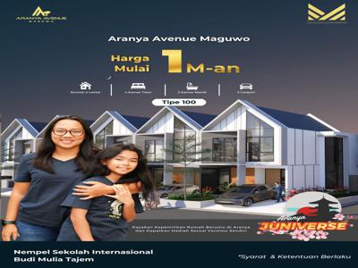 Dijual Rumah Cluster 2 Lantai Harga 1M-an Type 100 Jalan Tajem Maguwo