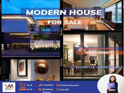 Dijual Rumah Modern Minimalis Mewah HIGH SPEC Pakuwon Indah