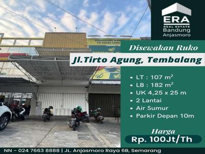 Disewakan Ruko 2 lt di Jl. Tirto Agung Tembalang