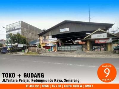 Gudang dan Toko Bangunan di Kedungmundu Raya, Tembalang, Semarang Kota