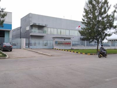 Jual Bangunan Baru Bekas Pabrik Full Furnished di Lippo Cikarang