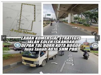 LAHAN KOMERSIAL STRATEGIS DI JALAN SOLEH ISKANDAR KOTA BOGOR