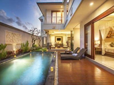 Modern balinese 3 bed room private pool villa