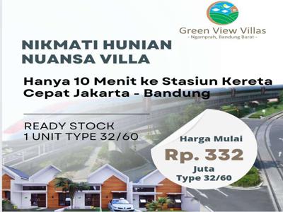 ready stock green view villas mekarsari ngamprah 300 jutaan