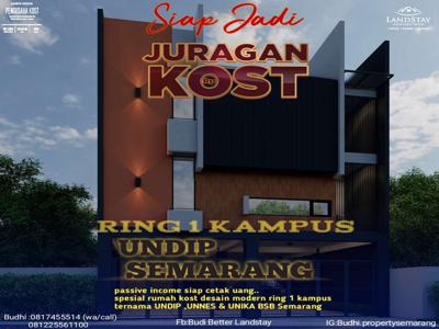 RUMAH KOST, DESAIN MODERN EKSKLUSIF RING 1 KAMPUS UNDIP SEMARANG