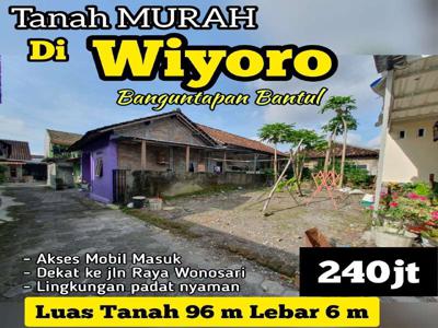 Tanah MURAH di Wiyoro Banguntapan Bantul