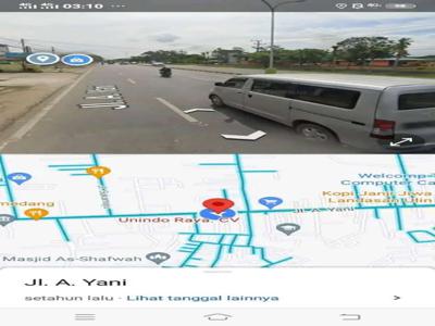 Tanah pinggir jalan ayani 15x34 kota km 23 banjarbaru