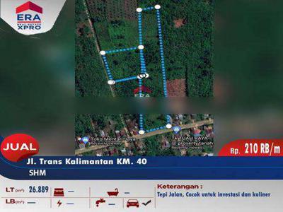 Tanah Tepi Jalan Trans Kalimantan km.40
