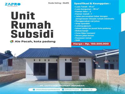 Unit Rumah Subsidi