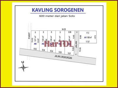 Kavling Murah Jogja, di Sorogenen; 5 Menit Adisucipto Yogyakarta