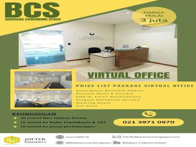 Service Office dan Virtual Office Menara Bidakara area Gatot subroto