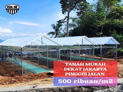 TANAH JUAL CEPAT MURAH 500 RIBUAN PERMETER PINGGIR JALAN